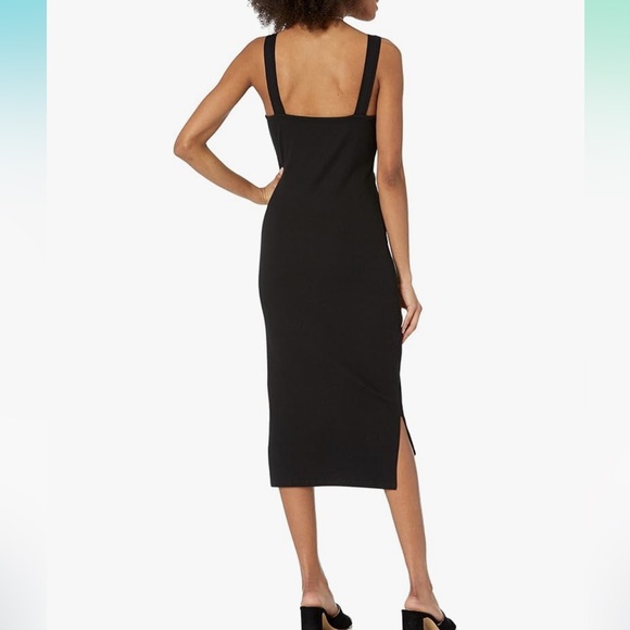 The Drop Amelia Elegant Black Midi Dress Large NWT - Picture 2 of 5